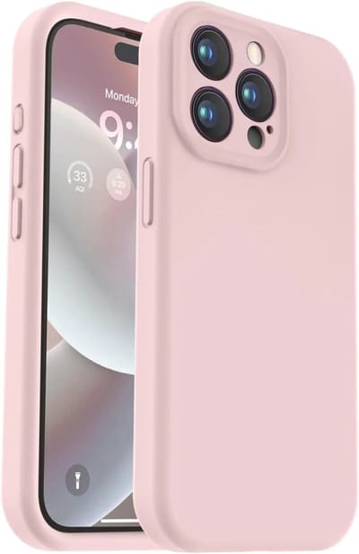 Hoesje met Camera Bescherming Geschikt voor Apple iPhone 15 Pro | Back Cover | Dun | Flexibel Zacht Siliconen | Lila