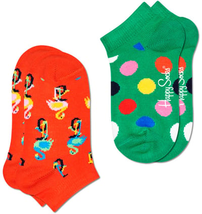 Happy Socks kids sneaker 2P flamingo multi