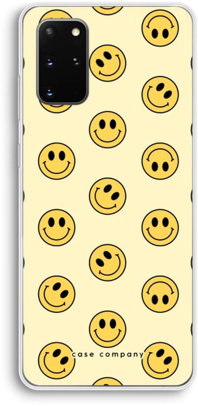 Hoesje geschikt voor Samsung Galaxy S20 Plus hoesje - Smiley N°2 - Soft Cover Telefoonhoesje - Bescherming aan alle Kanten en Schermrand