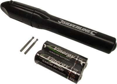 Graveergereedschap - Metaal graveerder - Materiaal personaliseren - Draagbaar op batterijen - 160mm lengte - Zwart