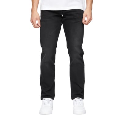 Crosshatch Heren Cadman Rechte Jeans (Zwart wassen)