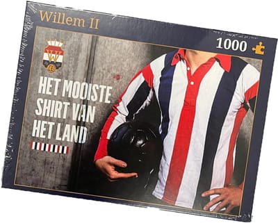 Kids marketeers B.V , puzzel Willem II, voetbal, mooiste shirt, 1000 stukjes.