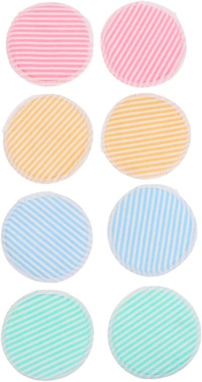 Make-up Remover Pads - Herbruikbare Wattenschijfjes - Make-up Verwijderen - Kristal Fluweel Materiaal - 8 cm Diameter - Diverse Kleuren