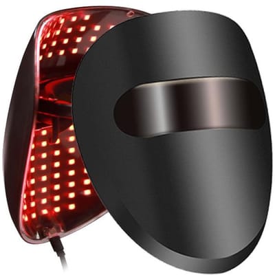 Photon Huidverjonger, Masker Schoonheidsinstrument, Huishoudelijk Gezichtsmasker Instrument LED Schoonheidsinstrument Masker zwart