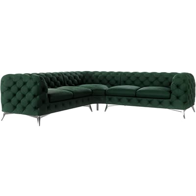 4-zitshoekbank Nora velvet | Ropez