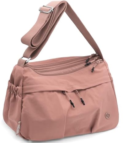 Dames Schoudertas - Grote Capaciteit - Waterdicht Nylon - Lichtgewicht Reistas