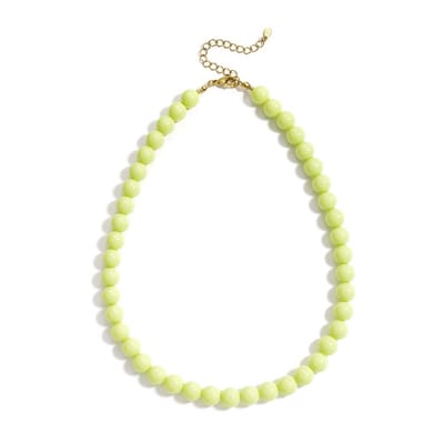 Beady Babe Ketting | Acryl & RVS (verkleurt niet) Appeltjesgroen | Snelle levering | Yehwang | Beste cadeau voor haar | Kerst | Sinterklaas