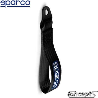 Sparco Performance Sleepoog-Gordel - Zwart - max. 2000kg - 16mm gat