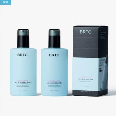 BRTC BRTC Power Homme Cosmétiques Homme Tout-en-Un, 200 ml, 2 pièces. gray