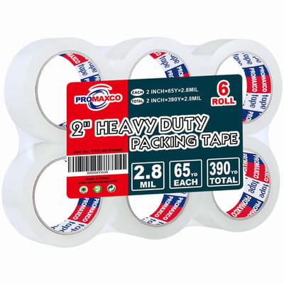 Extra Sterke Verpakkingstape - 6 Rollen Transparant - Breed en Lang - Ideaal voor Verpakken en Verzenden