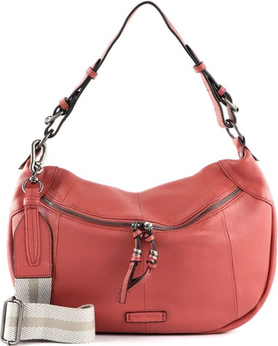 FREDsBRUDER Leren Schoudertas Pruvia Hobo Light Rust Terracotta