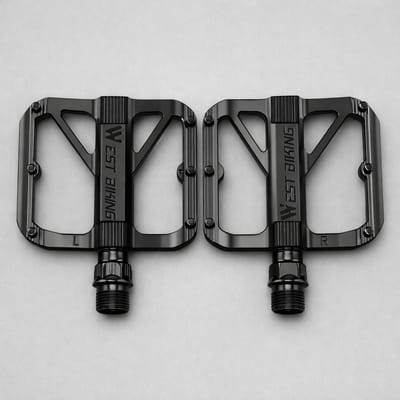 Mountainbike Fietspedalen Zwart - BMX - Fatbike Antislip Pingrip Flatpedal MTB