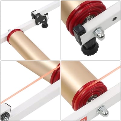 Fietsroltrainer - Binnen trainer - Indoor training - Opvouwbaar ontwerp - 50x130cm - Goud