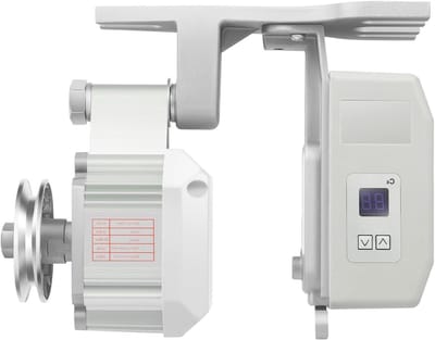 Elektrische Naaimachine Motor - Servomotor Borstelloos - Energie Besparen - Stille Werking - 550W - zilver