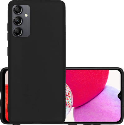 Hoesje - Geschikt voor Samsung Galaxy A14 - Sterk & Shockproof - Hoes Cover - Siliconen Case - Zwart