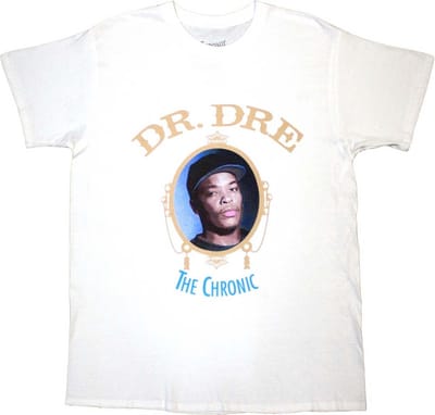 Dr. Dre - The Chronic Heren T-shirt - S - Wit