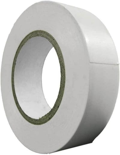 Witte Isolatietape 10 meter Lang en 19 mm Breed voor Elektrisch Gebruik