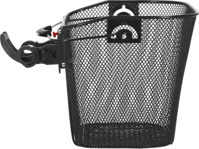 Springos Fietsmand - Kliksysteem - Metaal - Zwart - 6 Kg