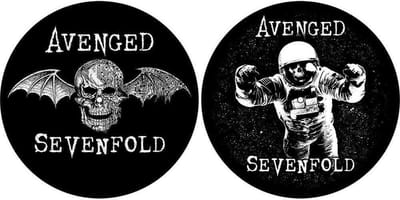 Avenged Sevenfold - Death Bat / Astronaut Platenspeler Slipmat - Zwart