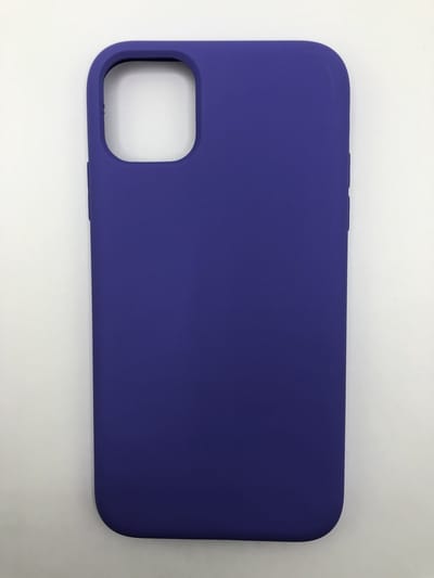 Hoogwaardige Siliconen Backcover hoesje - Geschikt voor iPhone 11 - Paars