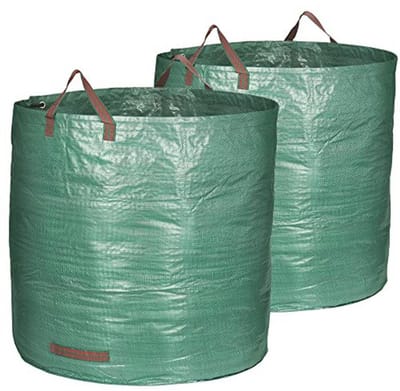 Opvouwbare Tuinafvalzak XXL - Scheurvaste Vouwbak voor Bladeren en Groenafval (500L, 2 Stuks)