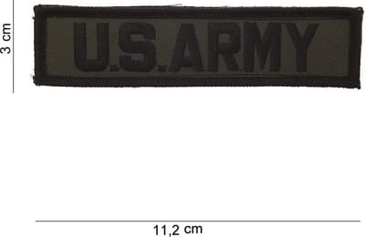 Embleem stof US Army (streep)