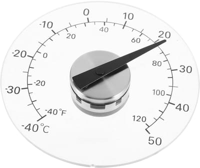 Raam Thermometer - Temperatuurmeter Buiten - Temperatuur Meten - Waterdicht Zelfklevend - 11 cm - Niet gespecificeerd
