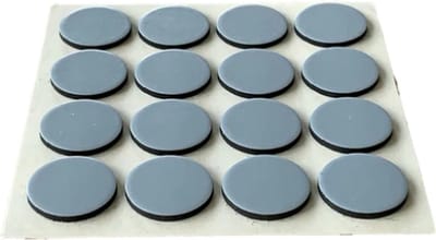 FSW-Products - Anti Kras Vloerbeschermer Teflon - 16 Stuks - 17mm dia - Meubelglijders - Meubelvilt - Stoelpootbeschermers