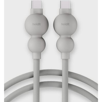 Charging Cable Wool Gray USB-C / USB-C, 1m