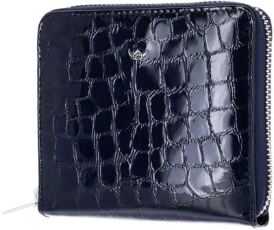 Golden Head Leren portemonnee Cayenne RFID Protect RV-Damenbörse 2826 Nachtblau donkerblauw