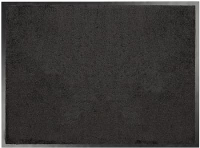FLOORDIREKT Deurmat Performa - Hoog Absorptievermogen - Voor Binnen en Buiten - Zwart - 40 x 60 cm