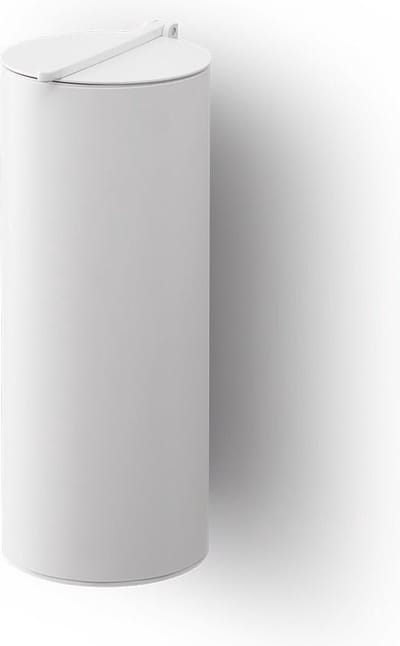 Afvalemmer wandmodel - BIN4, mat wit.