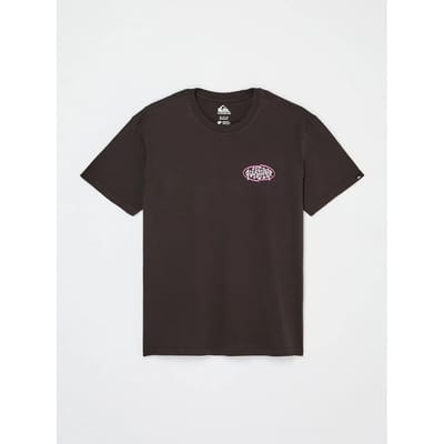 Quiksilver Eswell Squad T-shirt Met Korte Mouwen Zwart L Man