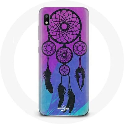 Coque - Samsung - Galaxy A10 - Attrape Rêve - Souple - Protection Synthétique noir