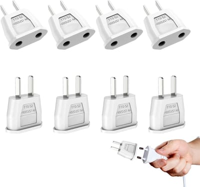 Reisadapter Set voor Europa naar VS, Geschikt voor Japanse Stopcontacten, Universele Reisadapter voor Canada en Mexico