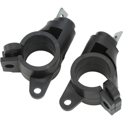 2 Stuks Voorste Richtingaanwijzer Beugel Metaal Koplamp Knipperlicht Houder voor REBEL CA250 black
