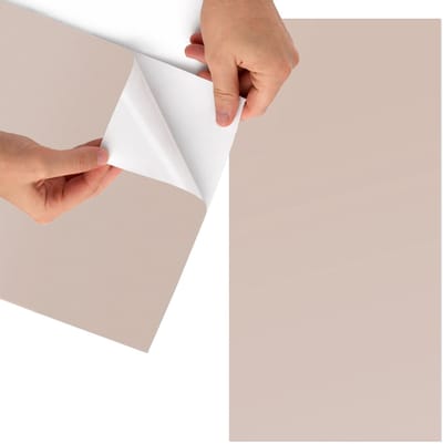 Tulup Meubelfolie - Beige roze Wrapfolie Keuken - 65x130 cm - Roze Meubelfolie - Decoratiefolie - Minimalist Meubelfolie - Meubel Wrap Folie - Woonkamer decoratie - Achtergronden en patronen