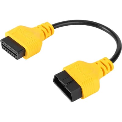 11.8in OBD2 Verlengkabel 16-pins Mannelijk naar Vrouwelijk Verlengsnoer Connector Diagnostische Adapter