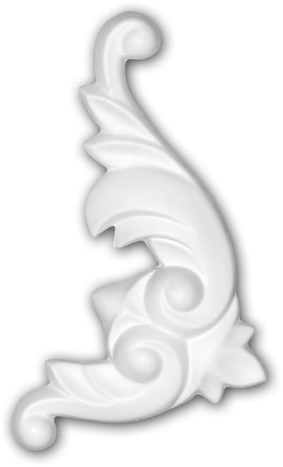 Decorative element 160135 Profhome rococo barok stijl wit