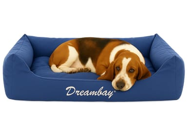 Flamingo Dreambay® - Mand Honden - Bed Dreambay Blauw 100x80x25 Cm - 1st - 124045 - 1st