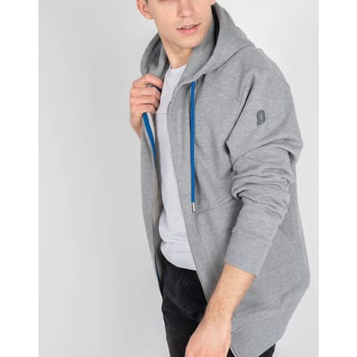 Invicta blouse Zip-Hoodie Mannen Grijs Grijs