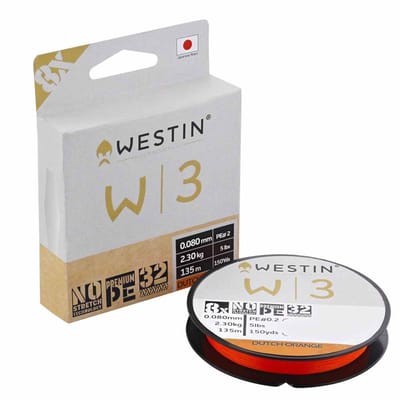 Westin W3 300 M Gevlochten Vislijn Transparant 0.370 mm