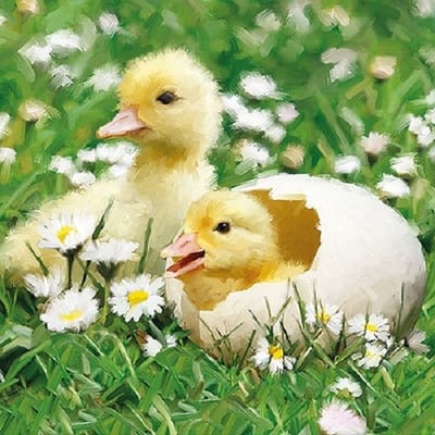 Ambiente Newborn Chicks papieren servetten