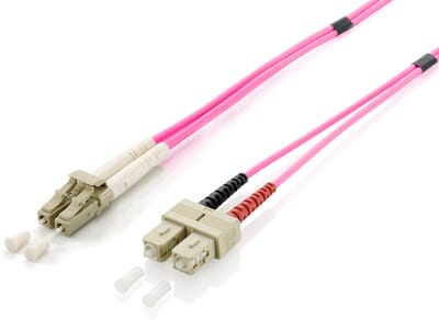 Equip 255534 InfiniBand en Glasvezelkabel 7 m LC SC Roze