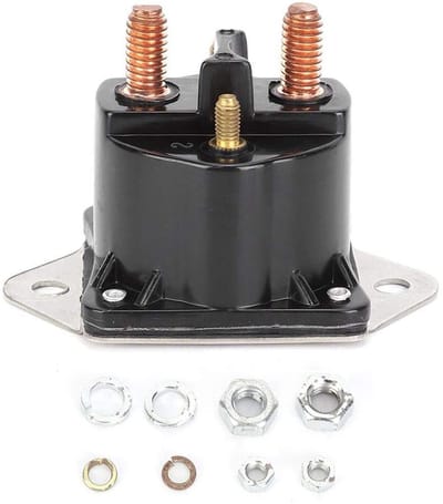 Lier Relais - Schakelaar Bediening - Motor Ondersteuning - Roestbestendig Materiaal - 12 Volt - Zwart