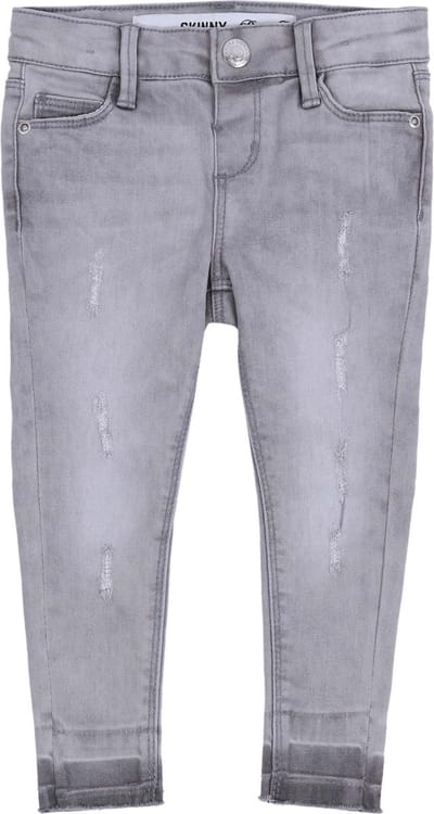Grijs gewassen skinny broek DENIM CO