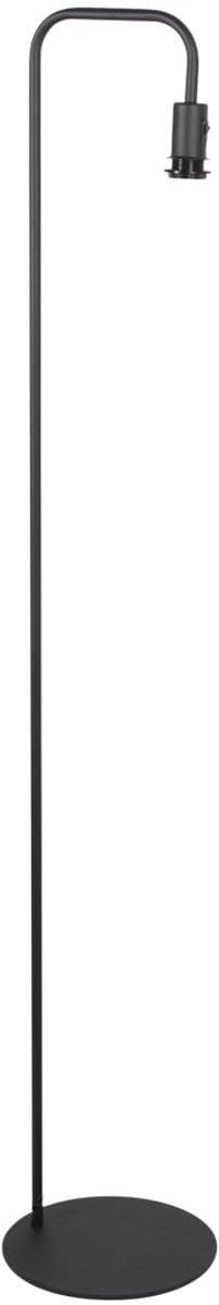 Vloerlamp zwart Stang 4737ZW met E27 fitting, 152 cm hoog, van metaal en elektronica - Mexlite