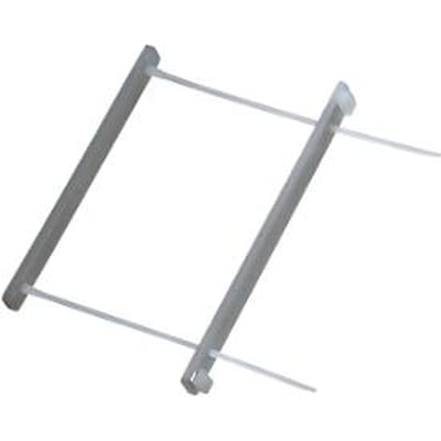 Leitz archiefclip 6078, vulhoogte 60 mm, met afdekrail, polypropeen, transparant, 50 stuks