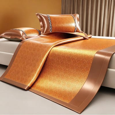 Verkoelende Slaapmat - Zomer Matras Topper - Koel Slapen - Glad Zijdezacht Weefsel - 150 x 195 cm - D