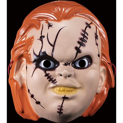 Film Chucky Maskers Halloween Eng Horror Mask Feest Cosplay Verzamelaar Accessoires Mooi Cadeau Langdurig beige